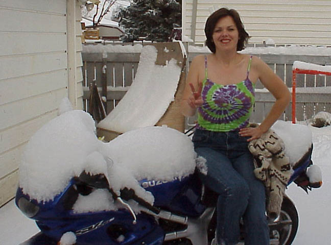 ...So I told the genie I needed at least 6� to satisfy me and POOF, I got this Suzuki 650!
